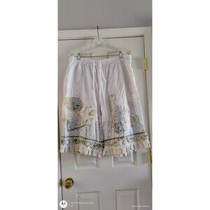 Custom Bloomer Pants Boho Shabby Chic White Lace Patchwork Crochet Ruffle